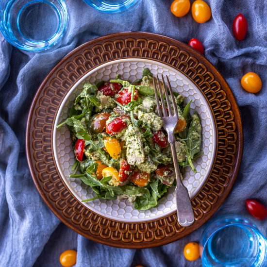 Asian Pesto Chicken Salad