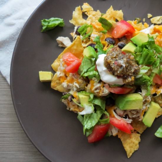 Loaded Baked Chicken Nachos