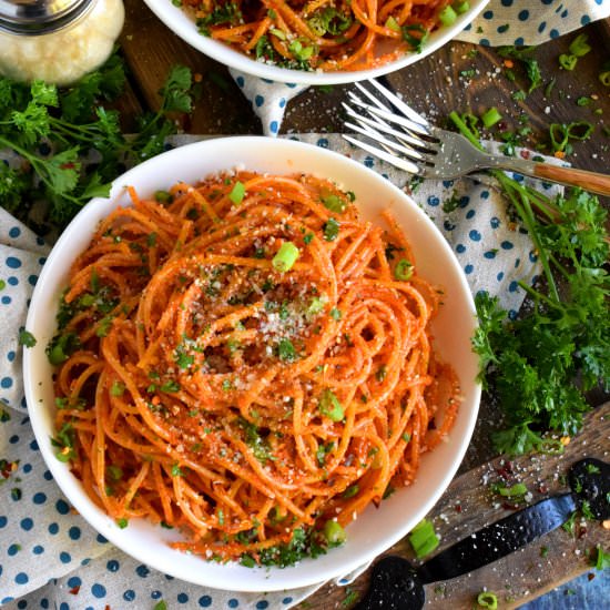 Spicy Cheesy Spaghetti
