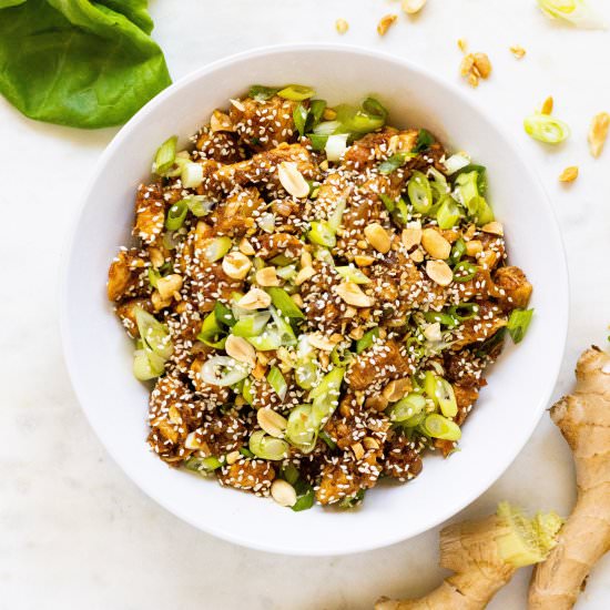 Healthy Ginger Sesame Chicken