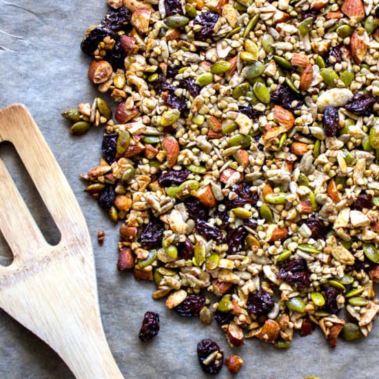 Spiced Orange Maple Granola (vegan)