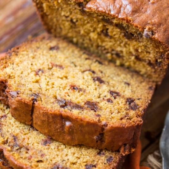 PUMPKIN CHOCOLATE CHIP BREAD