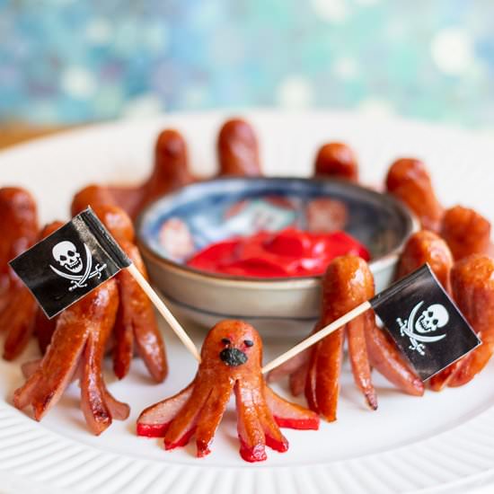 Sausage Octopus for Bento/Halloween
