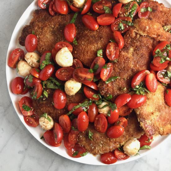 Basil Chicken Saltimbocca