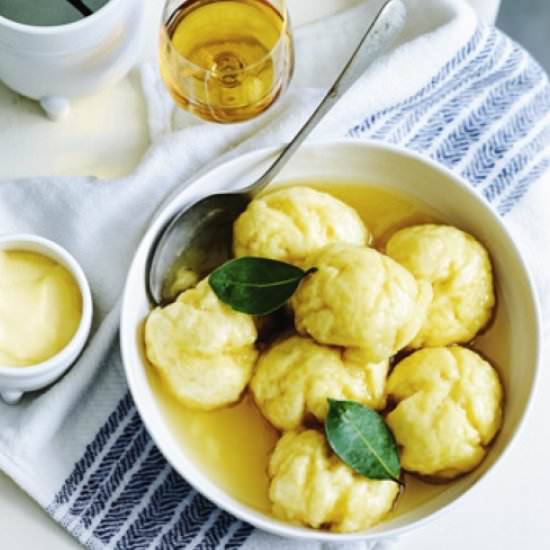 Golden syrup dumplings