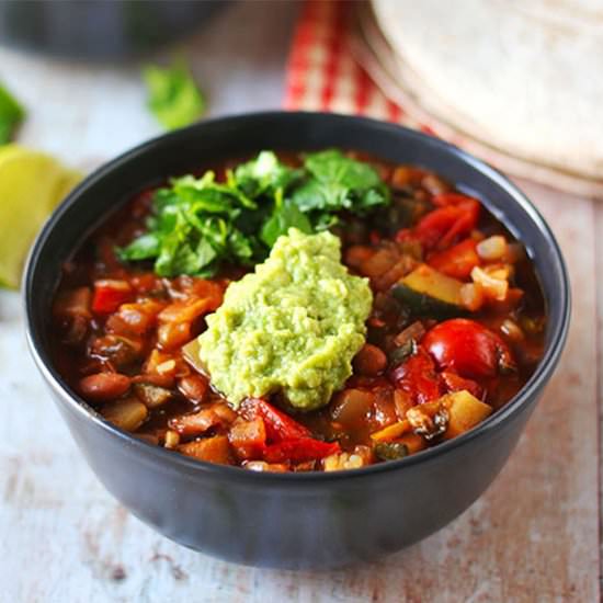 One-pot Zucchini Chili
