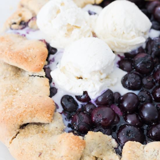 Grain-Free Blueberry Galette