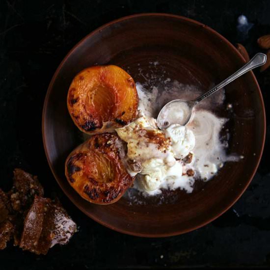 Honey Grilled Peaches