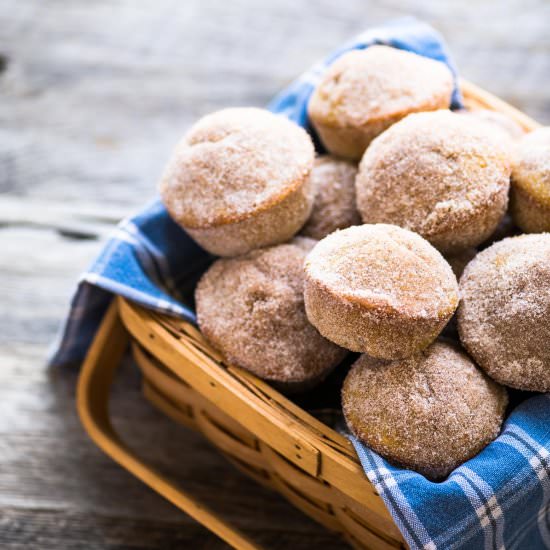 Apple Cider Doughnut Muffins