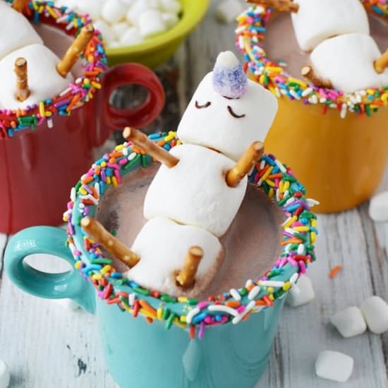 Unicorn Hot Chocolate