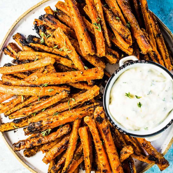 Crispy Herb Carrot Fries