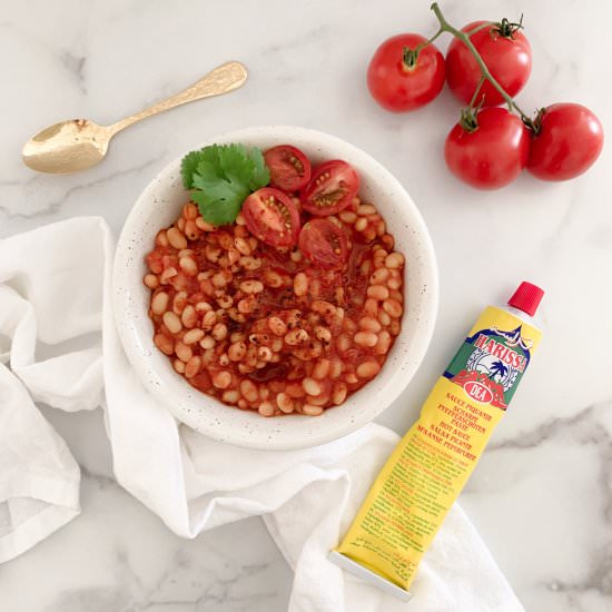 Harissa Baked Beans