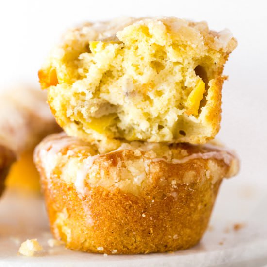 Peaches and Cream Muffins
