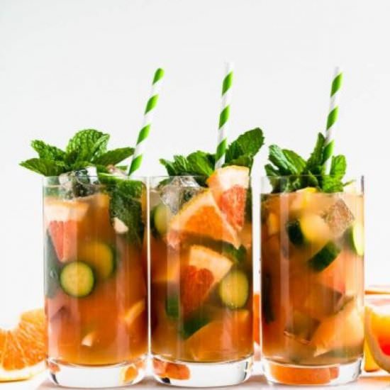 Grapefruit Mint Vodka Spritz
