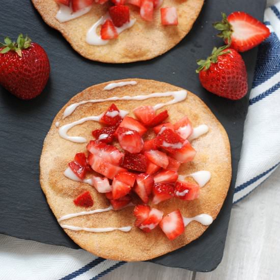 Strawberry Churro Tostadas