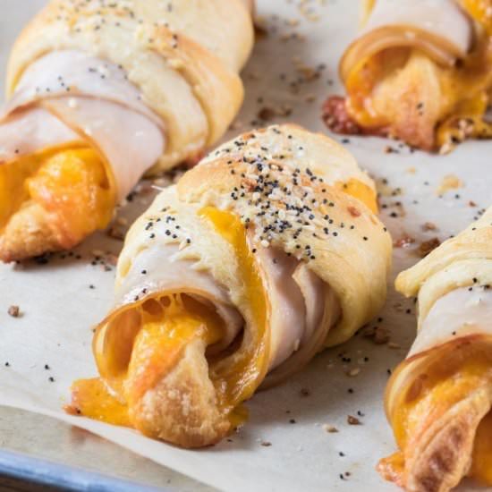 Turkey Cheddar Crescent Rolls