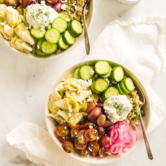 Greek Quinoa Bowls