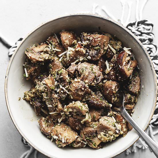 Garlic and Thyme Roasted Mushrooms