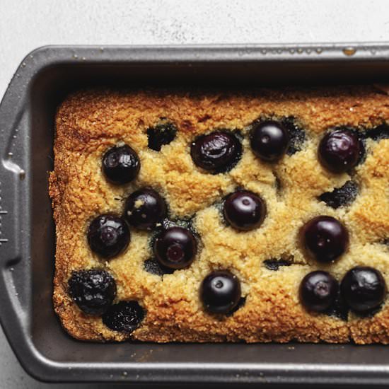 Keto Blueberry Quick Bread