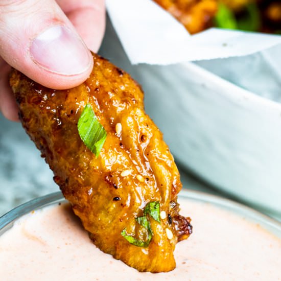 Air Fryer Sweet Chili Chicken Wings