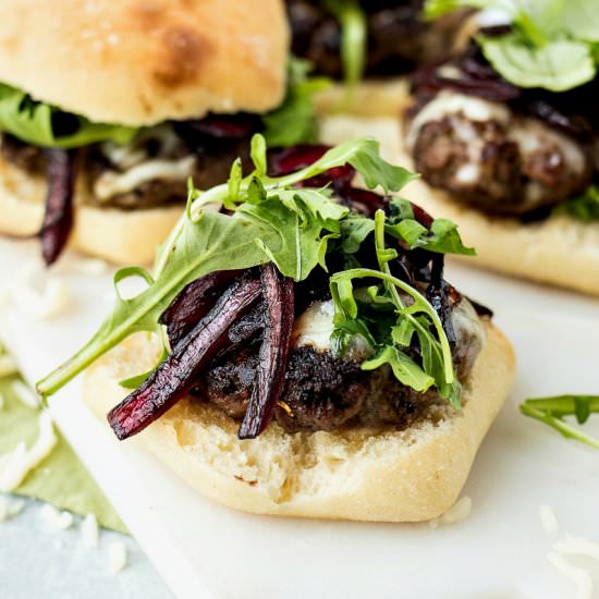 Italian Cheeseburger Sliders