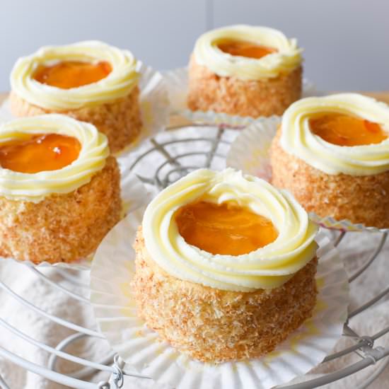 apricot jam mini cake
