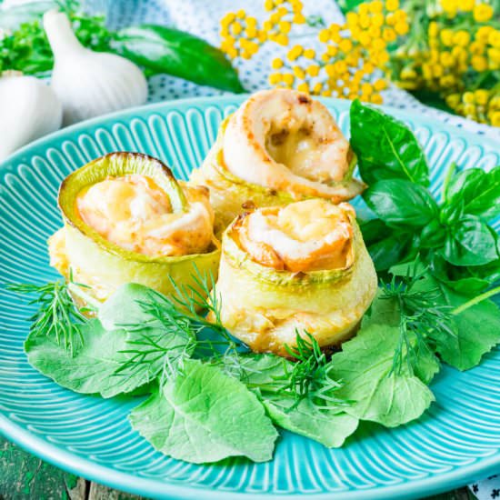 Chicken Zucchini Rolls