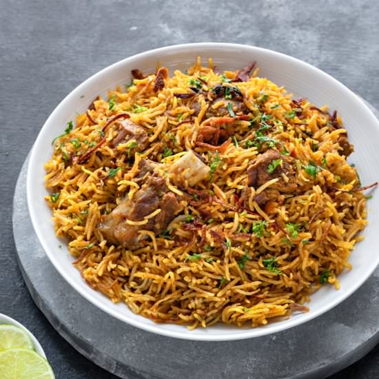 Instant Pot Lamb Biryani