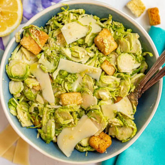 Brussel Sprout Caesar Salad