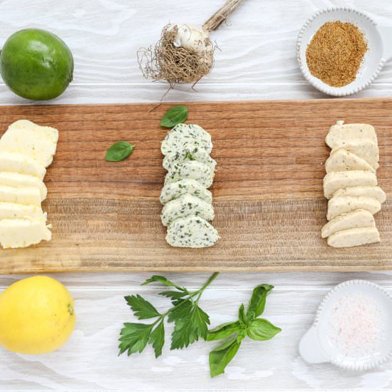 Three Compound Butters for Seafood