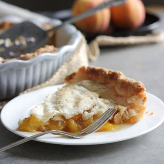 Gluten Free Peach Pie