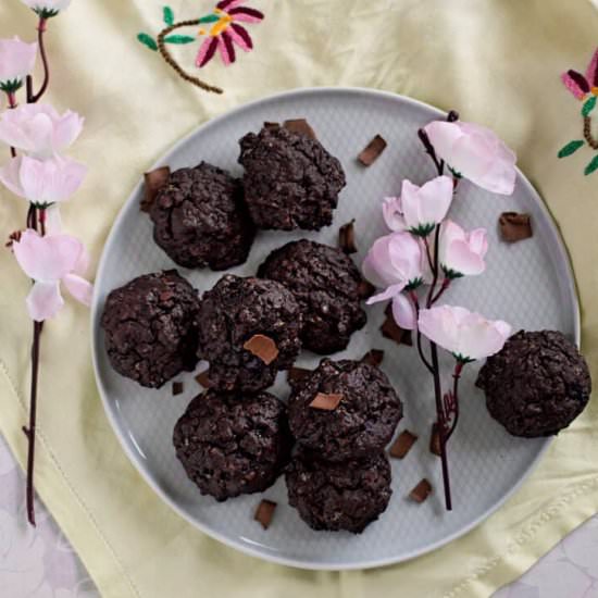 Double Chocolate Oatmeal Cookies