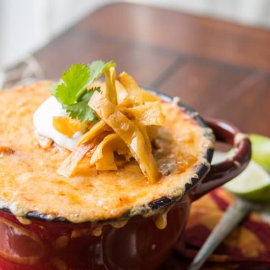 HONEY LIME CHICKEN ENCHILADAS SOUP
