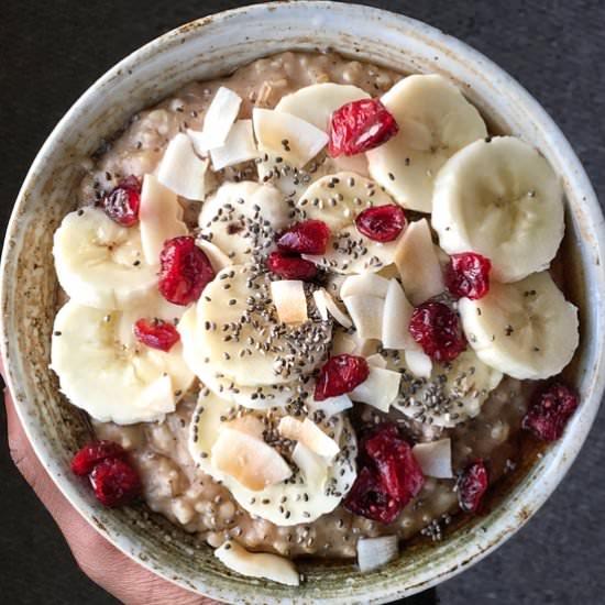 Steel cut Oatmeal Toppings