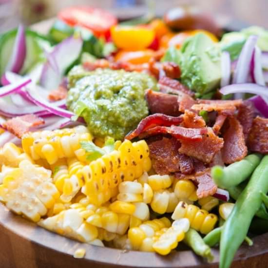 FARMER JOHN PESTO GARDEN SALAD