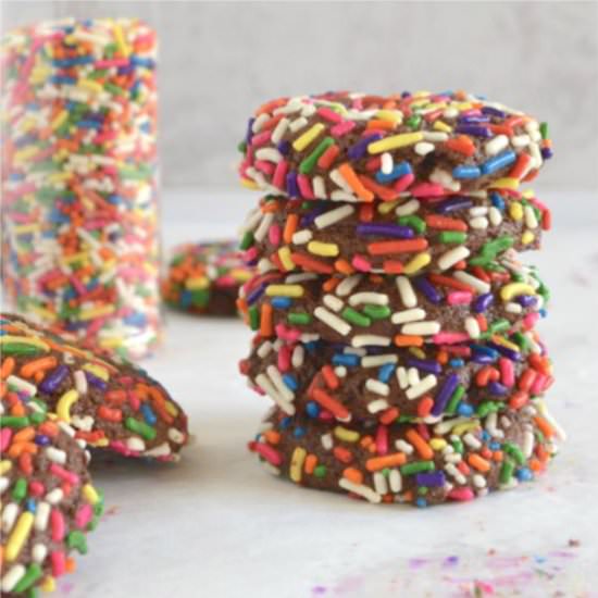 Chocolate Confetti Cookies