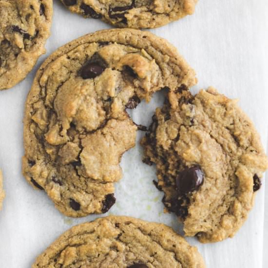 Pumpkin chocolate chip cookies!