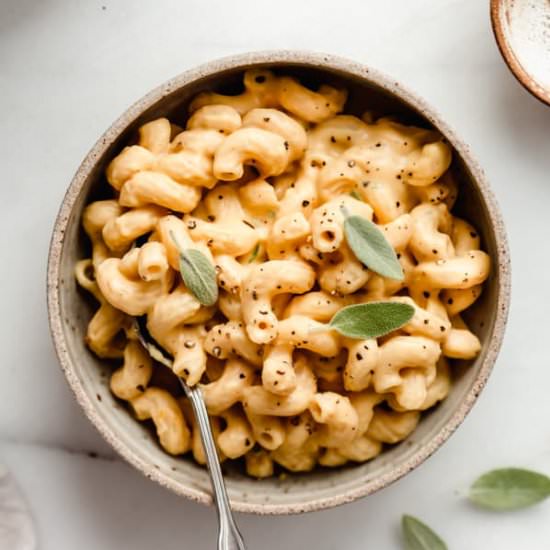 Vegan Butternut Squash Mac & Cheese