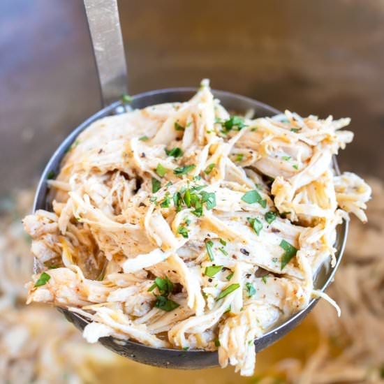 Instant Pot Salsa Shredded Chicken