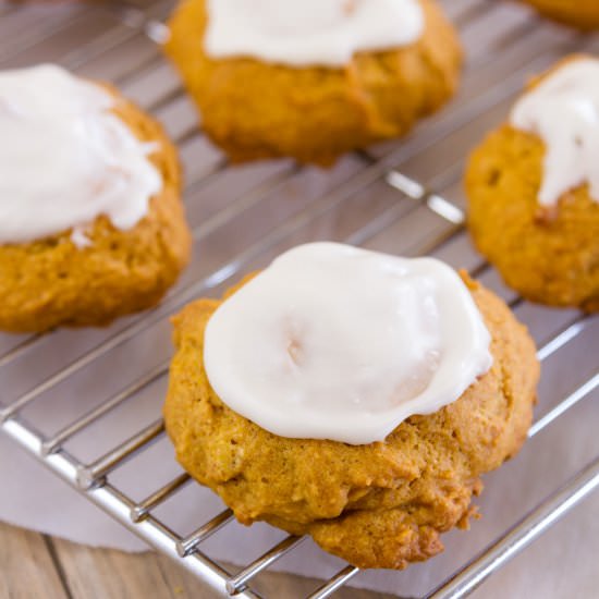 Soft Old-Fashioned Pumpkin Cookies