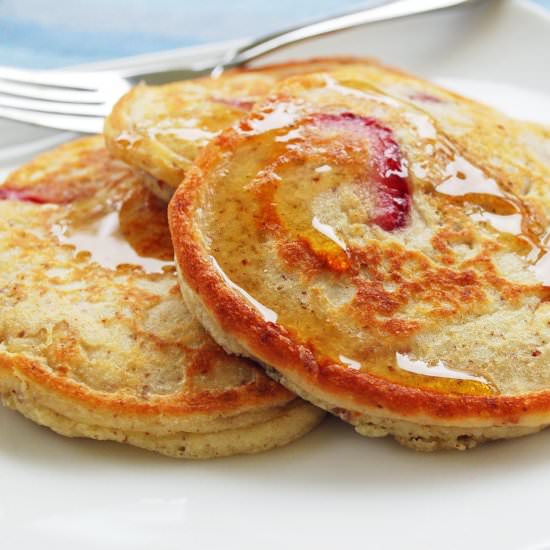 Gluten-Free Strawberry Pancakes