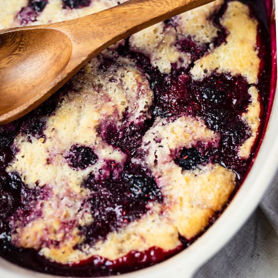 Blackberry Raspberry Cobbler