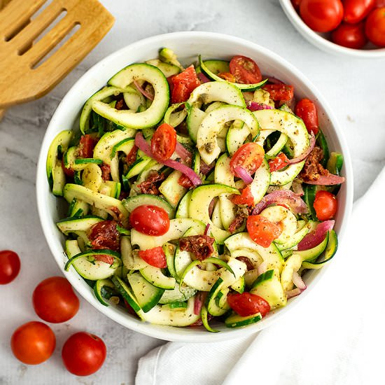 Cold Zucchini Pasta Salad