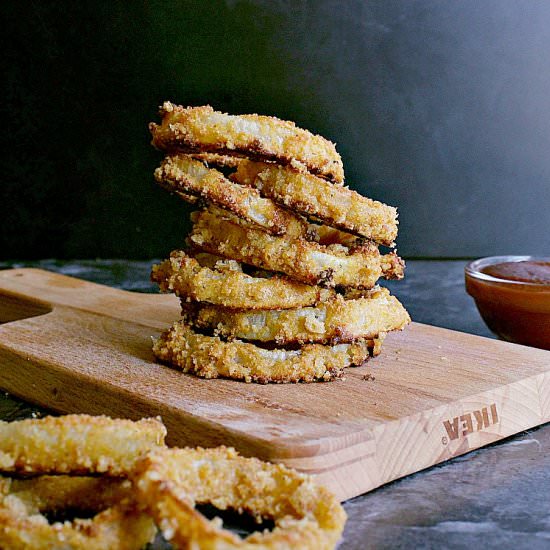 Oven Baked Low Carb Onion Rings