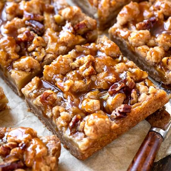 Caramel Apple Pie Bars