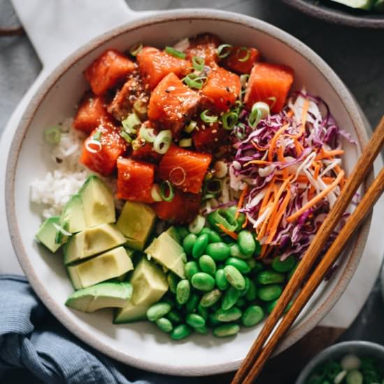 Salmon Poke Bowl