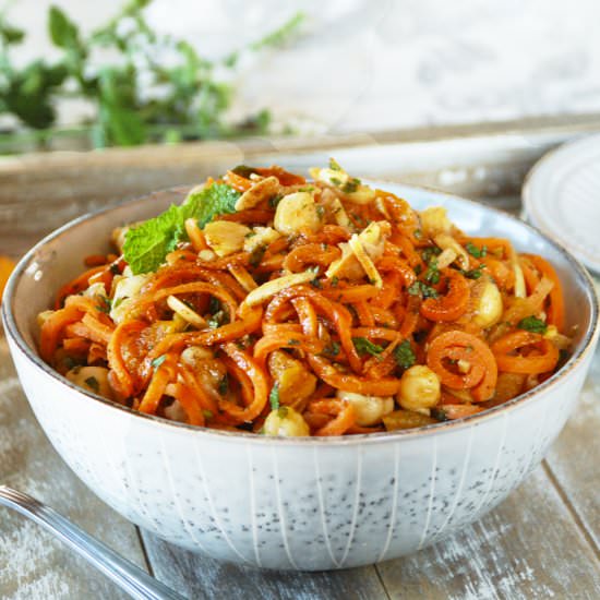 MOROCCAN CARROT SPIRAL SALAD