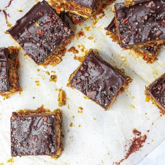 Chocolate Fruit and Nut Bars