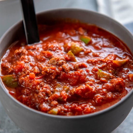 Quick KETO Chili Con Carne