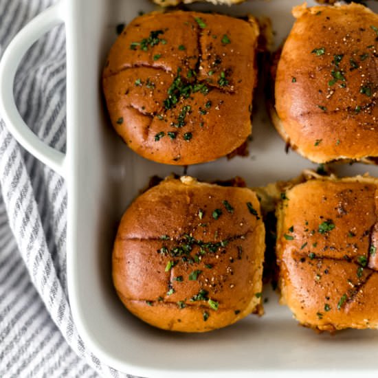 BBQ Chicken Sliders